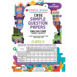 Oswaal CBSE Sample Question Papers Class 11 English Core |